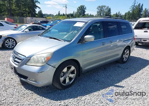 2006 Honda Odyssey Touring from USA, damaged, VIN 5FNRL38826B079319